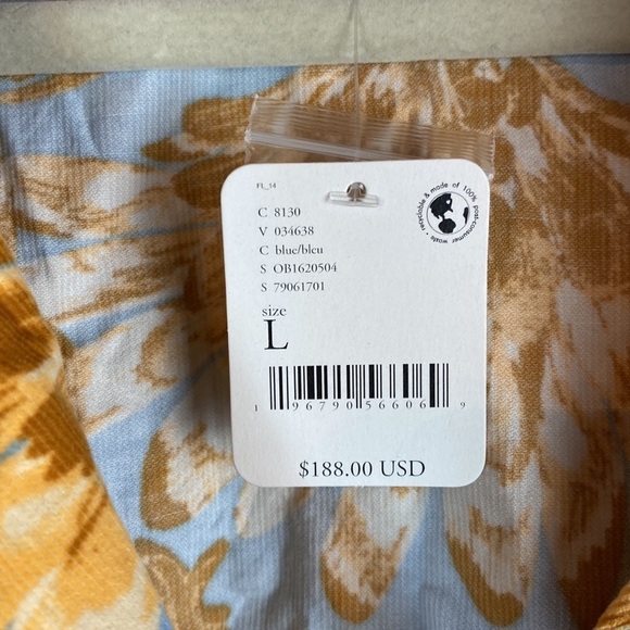 Free People Floral Jumpsuit- Size Large - Picture 8 of 16